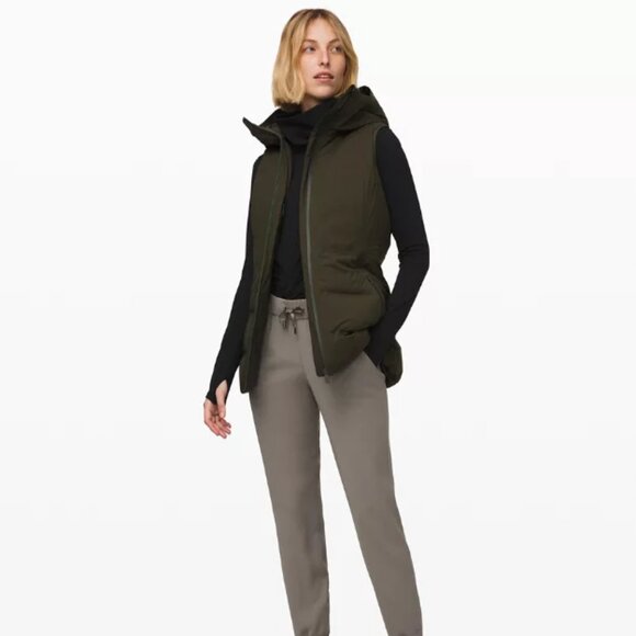 Lululemon Sleet Street Vest Sz 2 Olive - Picture 2 of 15